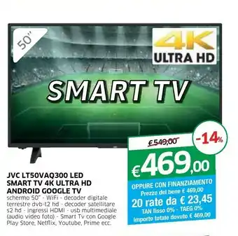Galassia Jvc Tv led 32 offerta