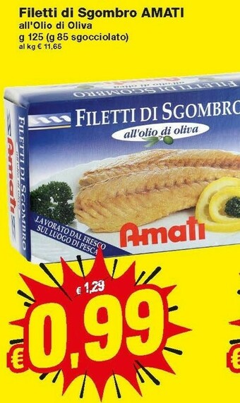 Prix Quality Amati Filetti di sgombro offerta