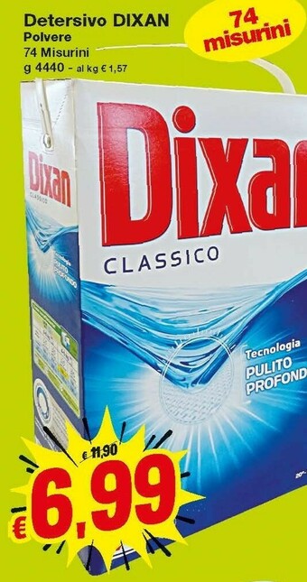 Prix Quality Dixan Detersivo in polvere offerta