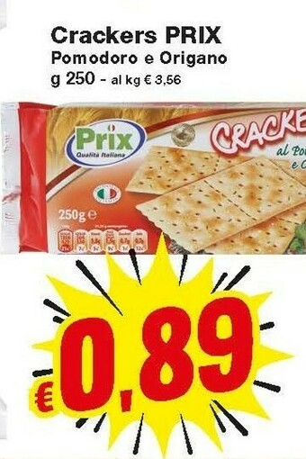 Prix Quality Crackers offerta