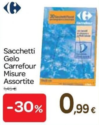 Carrefour Sacchetti Gelo Misure Assortite