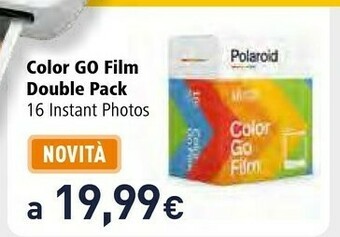 Unieuro Polaroid Color Go Film Double Pack offerta