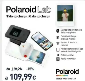 Unieuro Polaroid Lab Stampante offerta