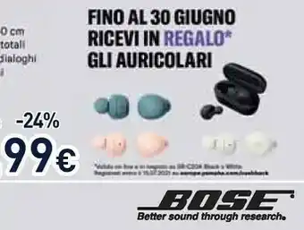 Unieuro Bose Auricolari offerta