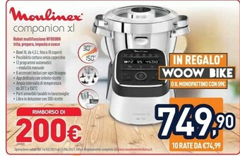 Unieuro Moulinex COMPANION XL offerta