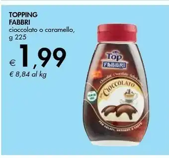 Bennet Fabbri Top Gusto Cioccolato 225 G(ml) offerta