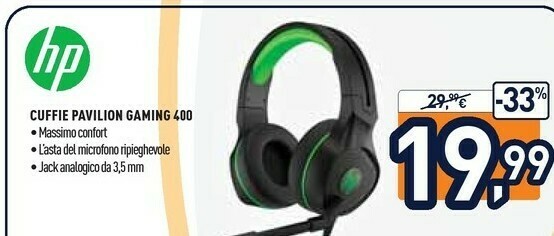 Cuffie HP Omen Mindframe scontate di 50€ nel Solo per oggi MediaWorld!