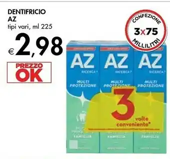Bennet Az Dentifricio Scudo Protettivo Famiglia offerta