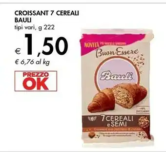 Bennet Bauli Croissant 7 Cereali 222 G offerta