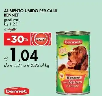 Bennet Bennet Alimento Umido Per Cani Con Manzo E Carote offerta
