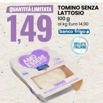 Eurospin Tomino Senza Lattosio 100g offerta