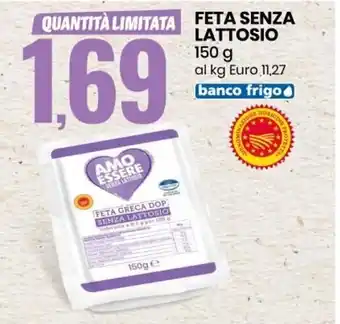 Eurospin Feta Senza Lattosio 150g offerta