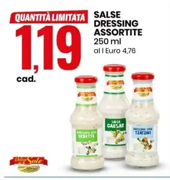 Eurospin Salse Dressing Assortite 250ml offerta