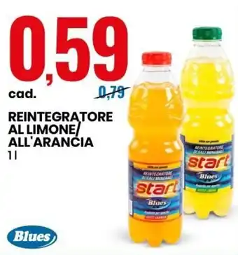 Eurospin Blues Reintegratore Al Limone/ All' Arancia 1 L offerta