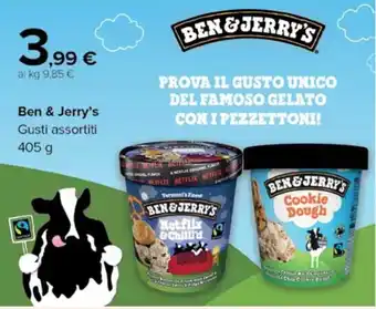 Carrefour Market Ben & Jerry's Gusti assortiti 405 g offerta