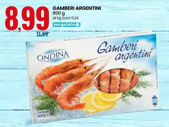 Eurospin Gamberi Argentini 800g offerta