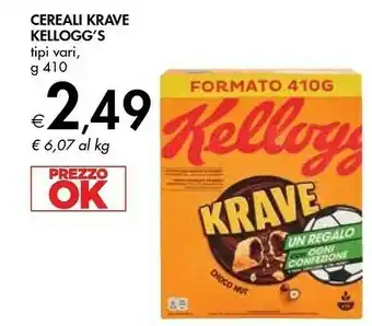Bennet Kelloggs Kellogg's - Krave Dark Choco 410 G(ml) offerta