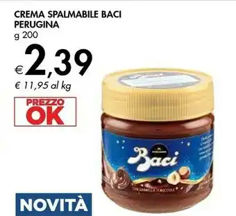 Bennet Perugina Crema Spalmabile Baci 200 G offerta