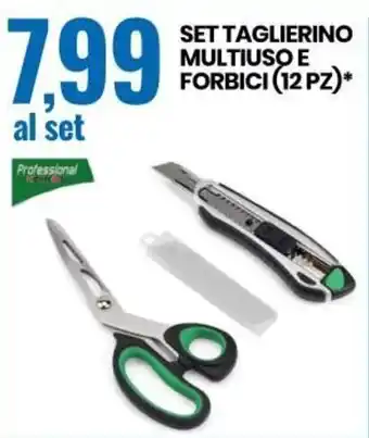 Eurospin Set Taglierino Multiuso E Forbici 12 Pz offerta