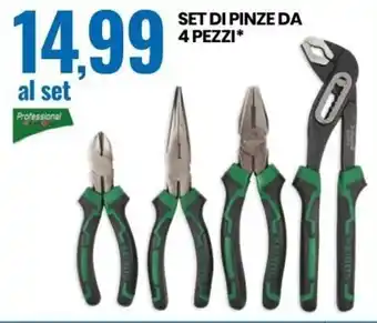 Set di Pinze Da 4 pezzi