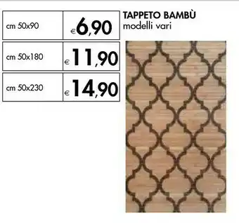 Bennet Tappeto Bambu 50x180cm offerta