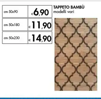 Bennet Tappeto Bambu 50x230cm offerta