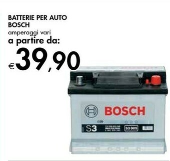 Bennet Bosch Batterie Per Auto offerta