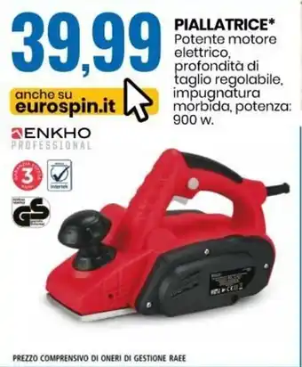 Eurospin Enkho Professional Piallatrice 900 W offerta