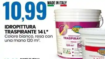 Eurospin Idropittura Transpirante 14 L offerta