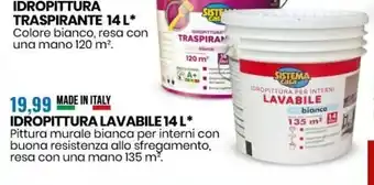 Eurospin Idropittura Lavabile 14 L offerta