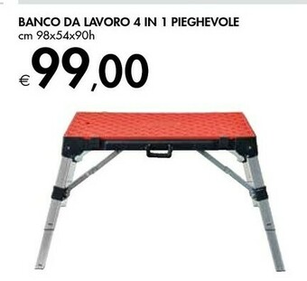 Bennet Banco Da Lavoro 4 In 1 Pieghevole offerta