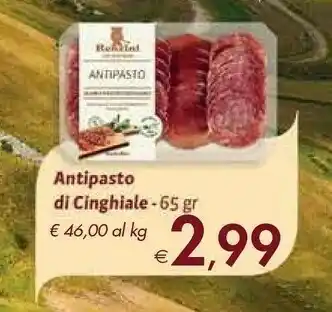 Bennet Antipasto Di Cinghiale 65 Gr offerta