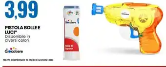 Eurospin Pistola Bolle E Luci offerta