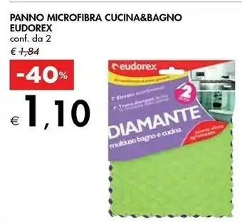 Bennet Eudorex 2 Panno Microfibra Cucina&Bagno offerta