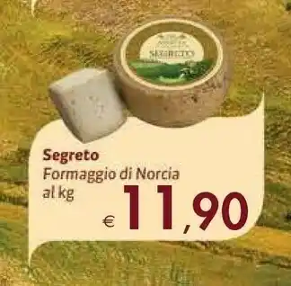 Bennet Segreto Formaggio Di Norcia offerta