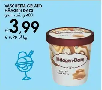 Bennet Hagen Dazs Vaschetta Gelato 400 G offerta