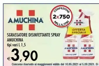 Bennet Amuchina Sgrassatore Disinfettante Spray 1,5 L offerta