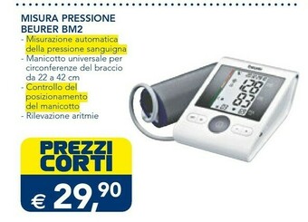 Esselunga Beurer Misura Pressione Bm2 offerta