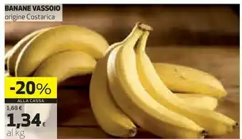 Coop Banane Vassoio Origine Costarica offerta