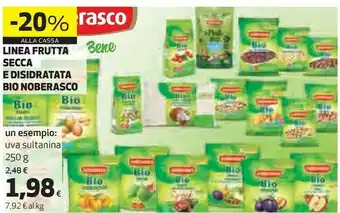 Coop Noberasco Uva Sultanina Frutta Selezionata 250 G(ml) offerta