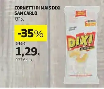 San Carlo San Carlo Cornetti Di Mais Dixi 132g