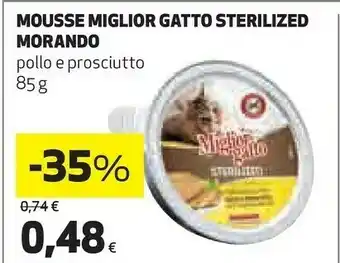 Coop Morando Mousse Miglior Gatto Sterilizied offerta