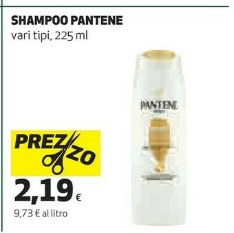 Coop Pantene Shampoo 225ml offerta