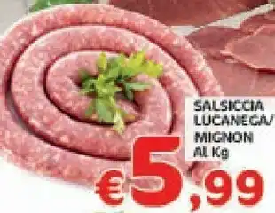 Crai Salsiccia Lucanega Mignon offerta
