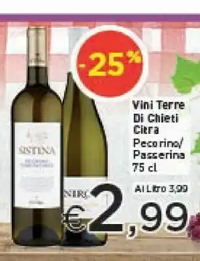 Crai Di Chieti Citra Pecorino 750 Ml offerta