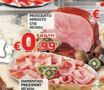 Crai Prosciutto Arrosto CTS offerta