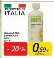 Carrefour Market Carrefour Bio Gallete Di Mais offerta