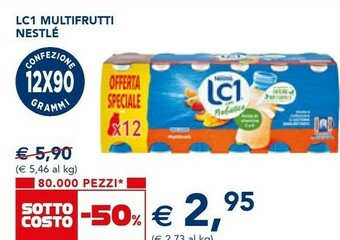 Esselunga Nestlè Lc1 Multifrutti offerta