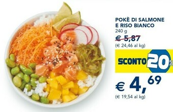 Esselunga Pokè Di Salmone E Riso Bianco offerta