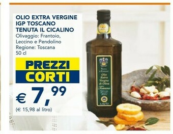 Esselunga Tenuta Il Cicalino Olio Extra Vergine Igp Toscano offerta